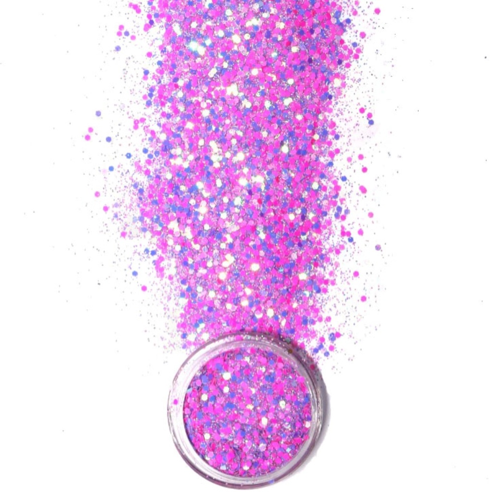 Pink and Purple Iridescent Cosmetic Glitter